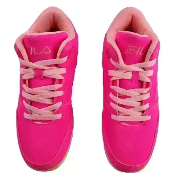 Fila Kid's Falina Mashup Sneakers Size 6 Pink - Picture 8 of 9